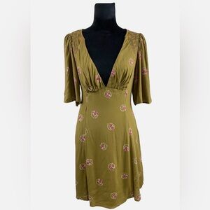 Free People Mockingbird Mini Dress Size 0